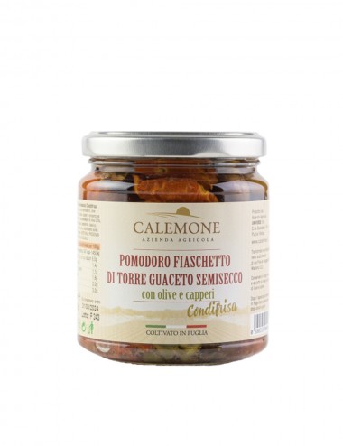 Pomodoro-Fiaschetto-di-Torre-Guaceto-Semisecco-con-Olive-e-Capperi---Condifrisa-280-grammi